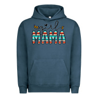 Pigment Midnight Navy girl mama Urban Hoodie - CowhideDigitalArt