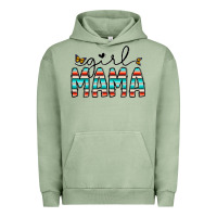 Pigment Oil Green girl mama Urban Hoodie - CowhideDigitalArt