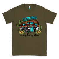 Army Green camping is my happy place2 Classic Tee - JahusDesignShop