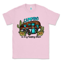 Bubblegum Pink camping is my happy place2 Classic Tee - JahusDesignShop