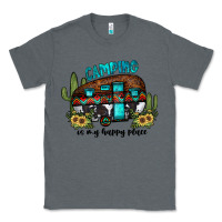 Charcoal Heather camping is my happy place2 Classic Tee - JahusDesignShop