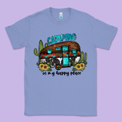 Camping Is My Happy Place2 Classic Tee Designed By Jahusdesignshop