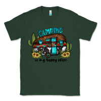 Sports Green camping is my happy place2 Classic Tee - JahusDesignShop