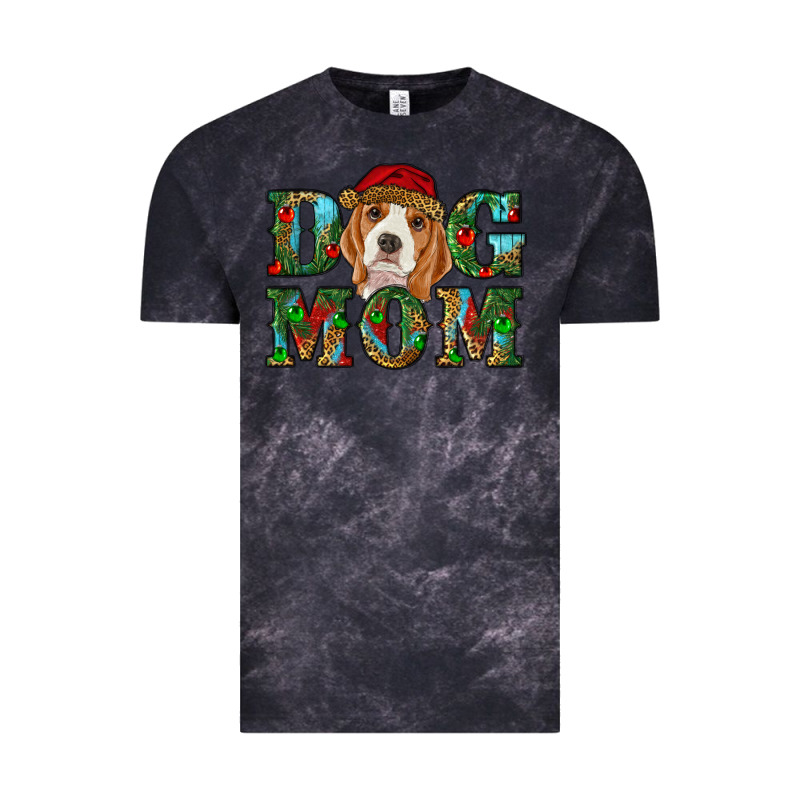 Christmas Beagle Dog Mom Vintage Tee by RanaPortraitStore | Teevron