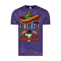 Cloud Purple cinco de dirinko sombrero Vintage Tee - BarkalooDesign