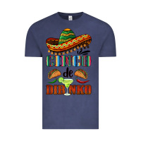 Vintage Denim cinco de dirinko sombrero Vintage Tee - BarkalooDesign