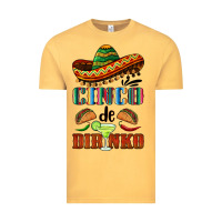 Vintage Mustard cinco de dirinko sombrero Vintage Tee - BarkalooDesign