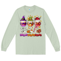 Matcha Hallothanksmas wine glasses Long Sleeve Tee - NancyCooperArtShop
