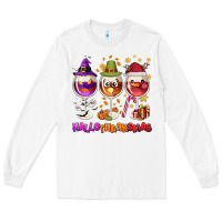 White Hallothanksmas wine glasses Long Sleeve Tee - NancyCooperArtShop