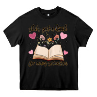 Black she's got a book for every situation Heavy Core Tee - MaliasSmallBusiness