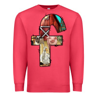 Cardinal farm life alphabet lowercase letters f Premium Sweatshirt - BundleAndBundleShop