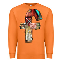Carrot farm life alphabet lowercase letters f Premium Sweatshirt - BundleAndBundleShop