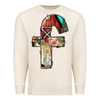 Sandshell farm life alphabet lowercase letters f Premium Sweatshirt - BundleAndBundleShop