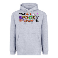 Heather Grey it's spooky season Heavyweight Hoodie - BundleAndBundleShop