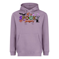 Lavender it's spooky season Heavyweight Hoodie - BundleAndBundleShop
