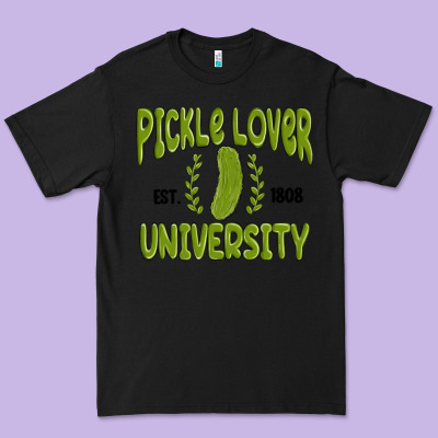 Pickle Lover University Premium Tee Designed By Maliassmallbusiness