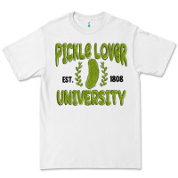 White pickle lover university Premium Tee - MaliasSmallBusiness