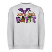 Heather Grey just a little batty Heavyweight Sweatshirt - CowGirlArtShop