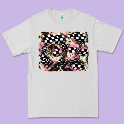 Cowhide Racing Backgraund Premium Tee Designed By Jahusdesignshop