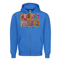 True Royal Gobble Till You Wobble Zipper Hoodie - FaDigitalArtStudio