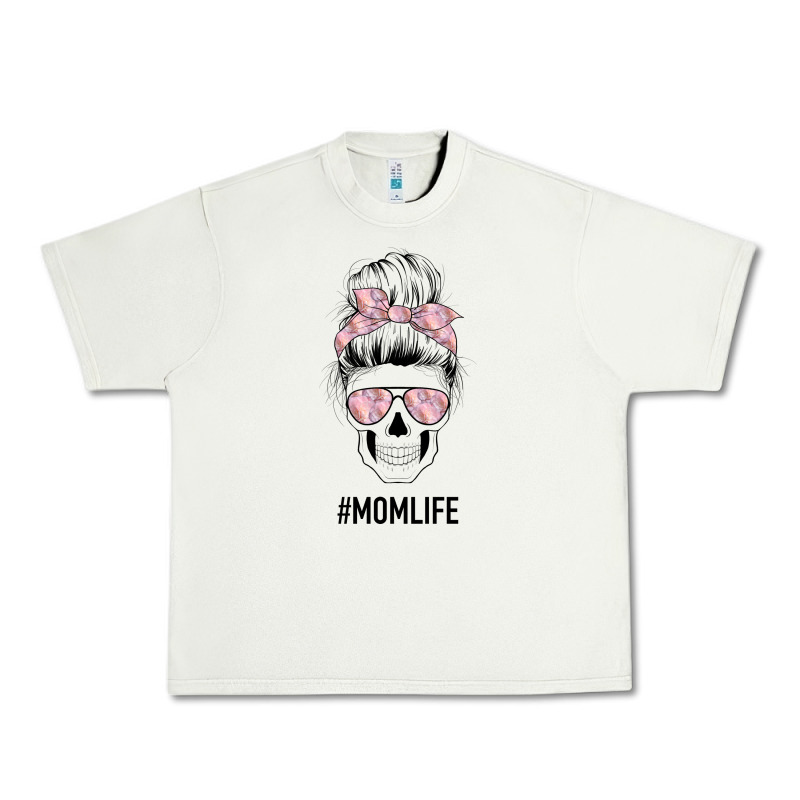 Pink Flower Mom Skull Urban Heavy Tee by Bettercallsaul | Teevron