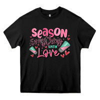 Black season everything with love Heavy Core Tee - MaliasSmallBusiness