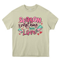 Mossy season everything with love Heavy Core Tee - MaliasSmallBusiness