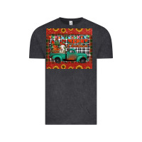 Vintage Black merry christmas farm truck tumbler Vintage Tee - Jasminsmagicworld