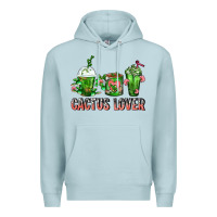 Blue Mist Cactus Lover Cactus Coffee Cups Premium Hoodie - FaDigitalArtStudio