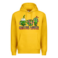 Lemon Cactus Lover Cactus Coffee Cups Premium Hoodie - FaDigitalArtStudio