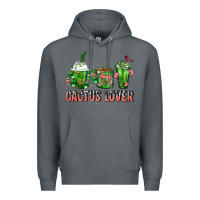 Rock Cactus Lover Cactus Coffee Cups Premium Hoodie - FaDigitalArtStudio