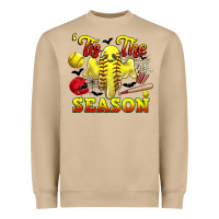 Tis The Season Softball Halloween Heavyweight Sweatshirt | Teevron