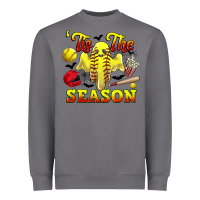 Storm tis the season softball halloween Heavyweight Sweatshirt - CowGirlArtShop