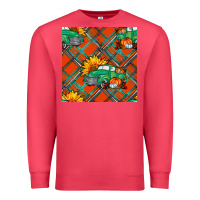 Cardinal fall truck seamless pattern Premium Sweatshirt - BundleAndBundleShop