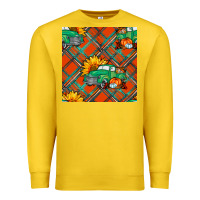 Lemon fall truck seamless pattern Premium Sweatshirt - BundleAndBundleShop