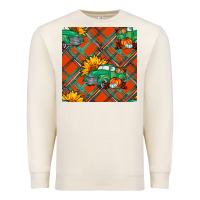 Sandshell fall truck seamless pattern Premium Sweatshirt - BundleAndBundleShop