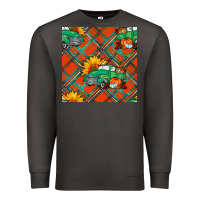 Smoke fall truck seamless pattern Premium Sweatshirt - BundleAndBundleShop