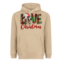 Mushroom love christmas holstein heifer Heavyweight Hoodie - FaDigitalArtStudio