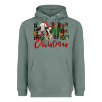 Sage love christmas holstein heifer Heavyweight Hoodie - FaDigitalArtStudio