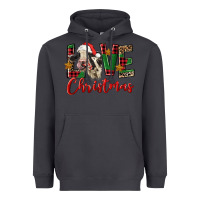 Smoke love christmas holstein heifer Heavyweight Hoodie - FaDigitalArtStudio