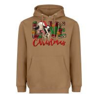 Toasted Coconut love christmas holstein heifer Heavyweight Hoodie - FaDigitalArtStudio
