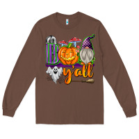 Chestnut Boo Y'all Long Sleeve Tee - texasbilliewilder