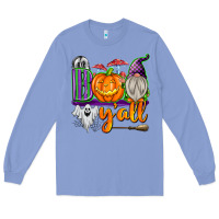 Colony Blue Boo Y'all Long Sleeve Tee - texasbilliewilder