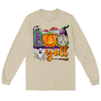 Mushroom Boo Y'all Long Sleeve Tee - texasbilliewilder