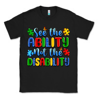 Black see the ability not the disability Classic Tee - Artiststas
