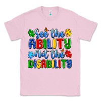 Bubblegum Pink see the ability not the disability Classic Tee - Artiststas