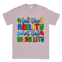 Lilac see the ability not the disability Classic Tee - Artiststas
