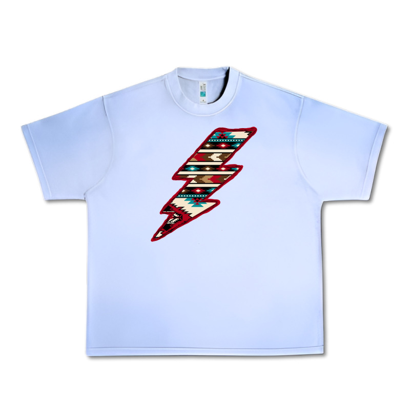 Western Aztec Pattern Lightning Urban Heavy Tee by Bettercallsaul | Teevron