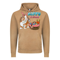 Vintage Camel Happy Easter Bunny And Egg Basket Vintage Hoodie - RanaPortraitStore