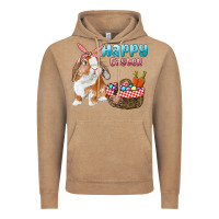 Vintage Coffee Happy Easter Bunny And Egg Basket Vintage Hoodie - RanaPortraitStore